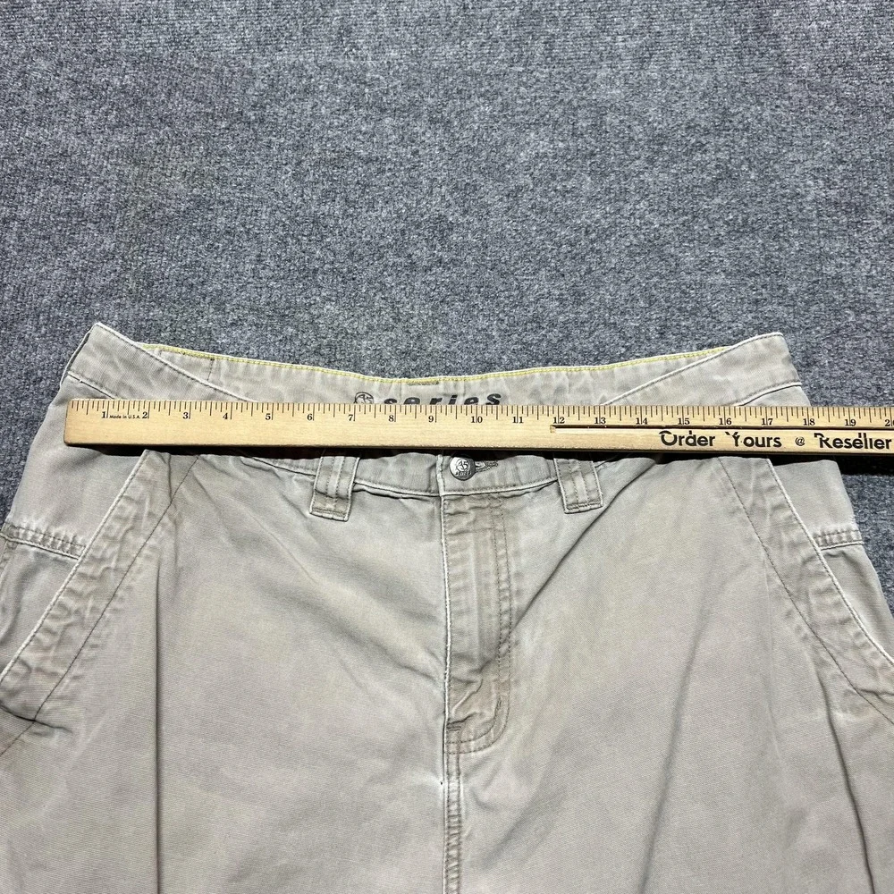 The North Face A5 Series Pants Mens 38 Beige Canvas Khakis Relaxed Fit Casual